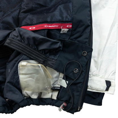 Vintage 90s Oakley Nitro Fuel Zip Up Snowboarding Jacket Size L | Large, Black