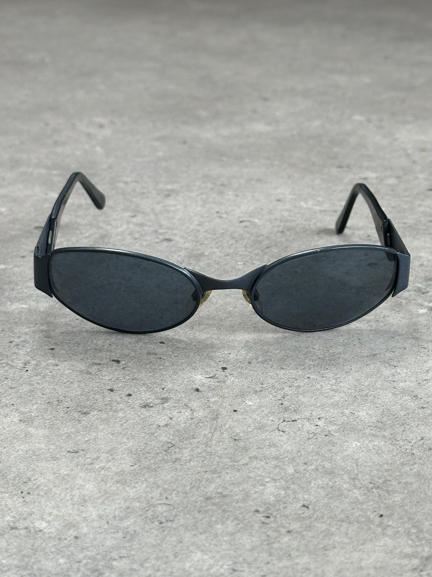 Emporio Armani 1990s Oval Logo Sunglasses