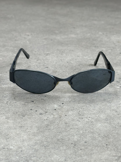 Emporio Armani 1990s Oval Logo Sunglasses