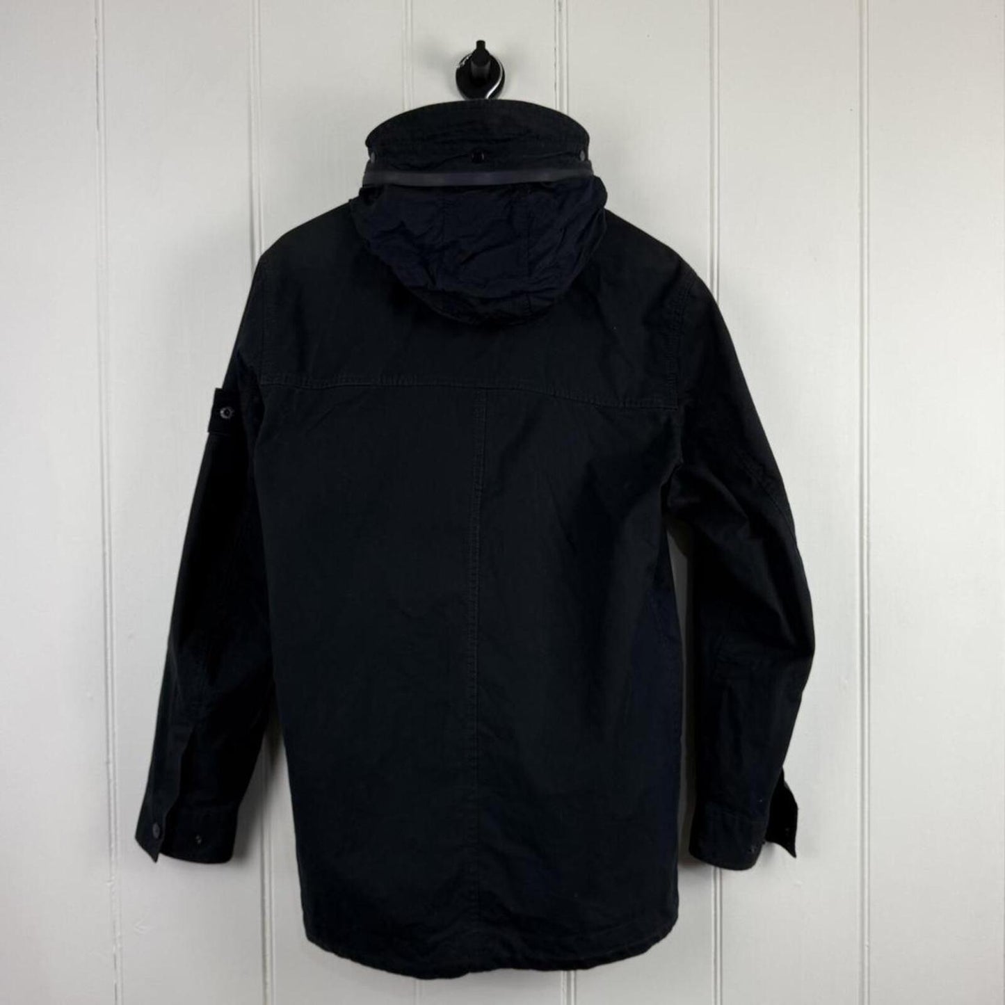 Stone Island Ghost Piece Weather Proof Cotton Parka Navy (M) | Medium, Multicoloured