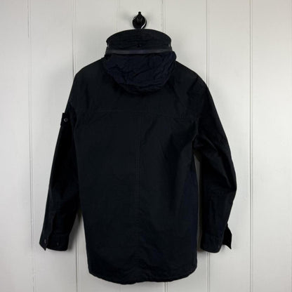 Stone Island Ghost Piece Weather Proof Cotton Parka Navy (M) | Medium, Multicoloured