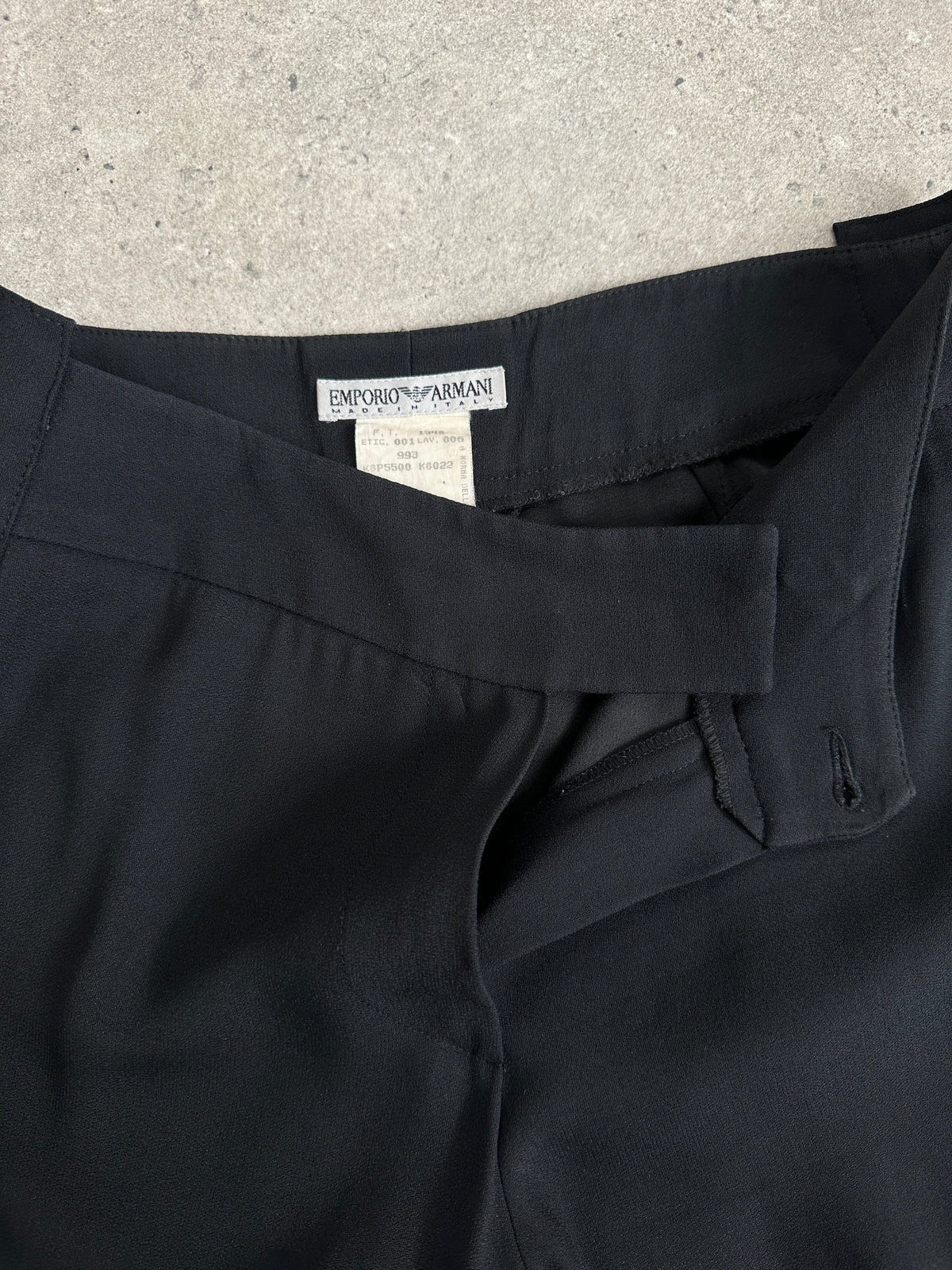 Emporio Armani 1990s Wide Leg Tailored Trouser - W26