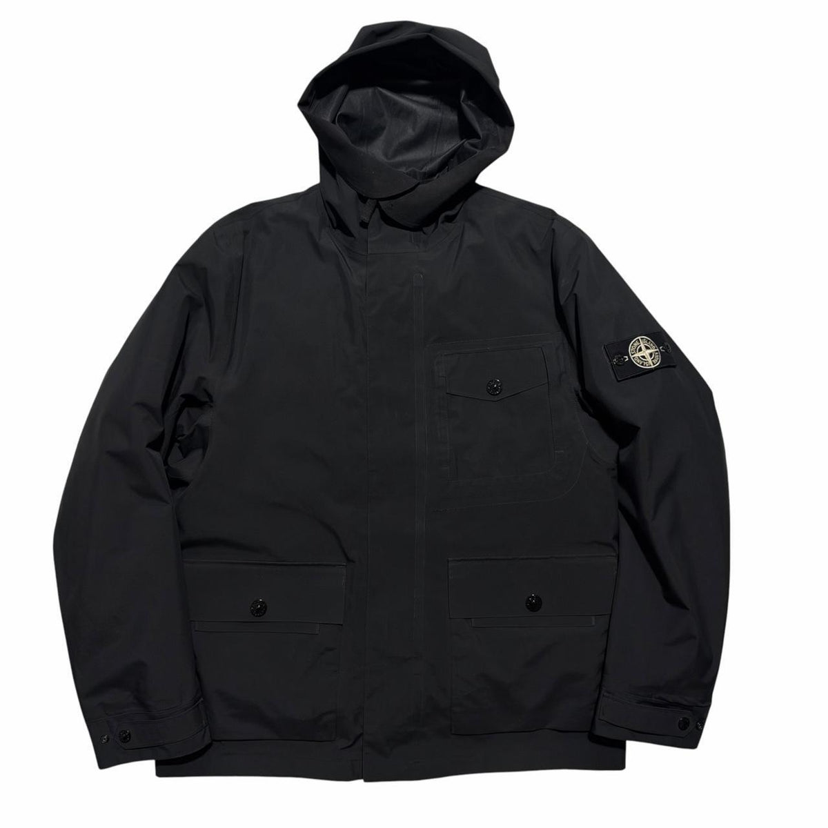 Stone Island Tank Shield Down Jacket | XL, Tan