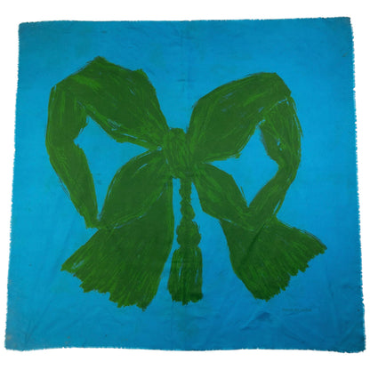 Vintage Balenciaga Bow Silk Scarf