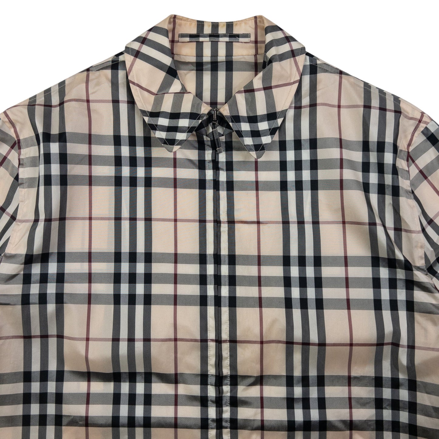 Vintage Burberry Nova Check Packable Jacket Size XL
