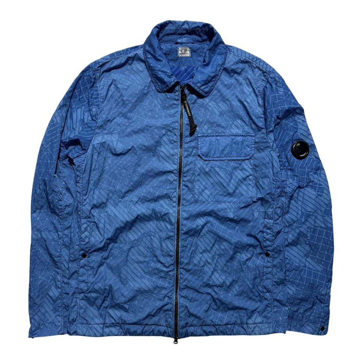 Cp Company Camo Net Nylon Overshirt | Large, Camo