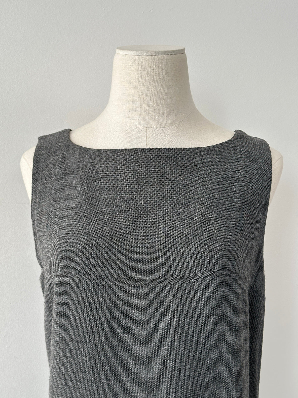 Marella 2000s Wool Sleevless Maxi Dress - M-L