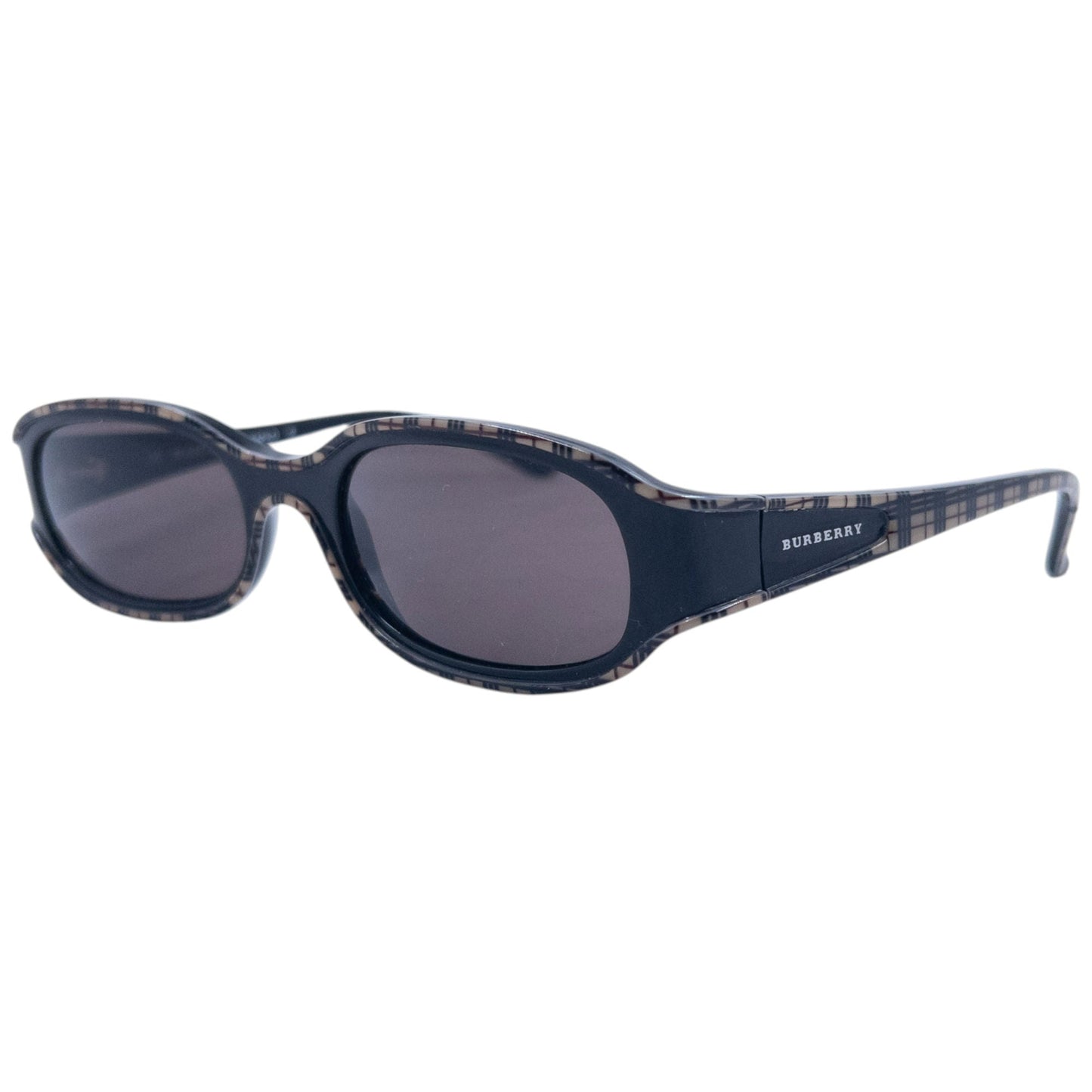 Vintage 2000s Burberry Nova Check Sunglasses | O/S, Black