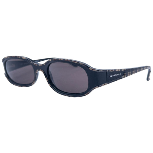 Vintage 2000s Burberry Nova Check Sunglasses | O/S, Black