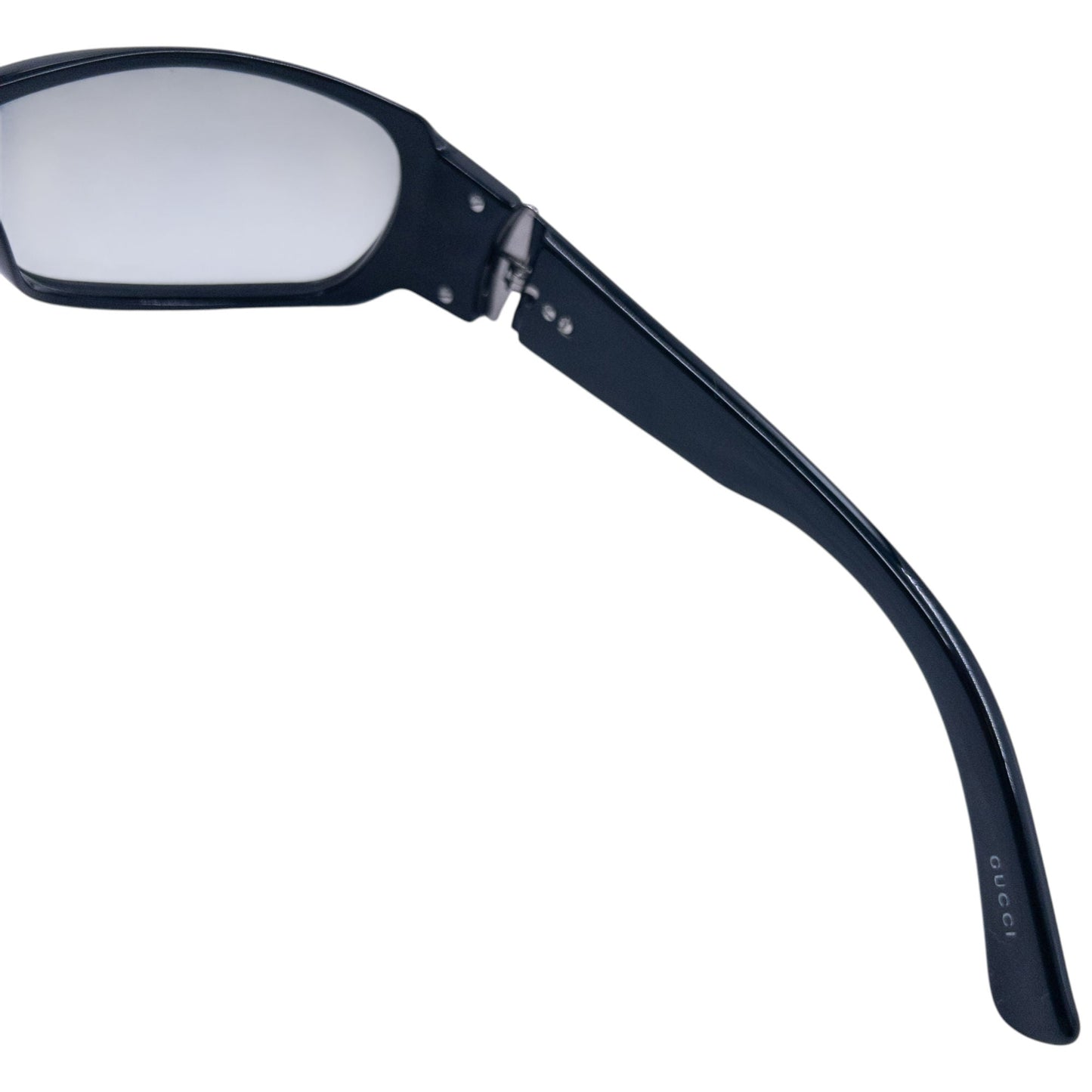 Vintage 90s Gucci Diamante Horse Bit Sunglasses | O/S, Black