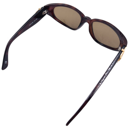 Vintage 90s Gianni Versace Tortoise Shell Sunglasses | O/S, Multicoloured