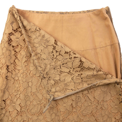 Vintage Miu Miu Lace Skirt Womens Size W23 | XS, Beige