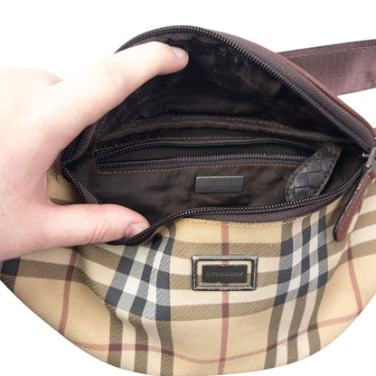 Vintage Burberry Nova Check Crossbody Bag