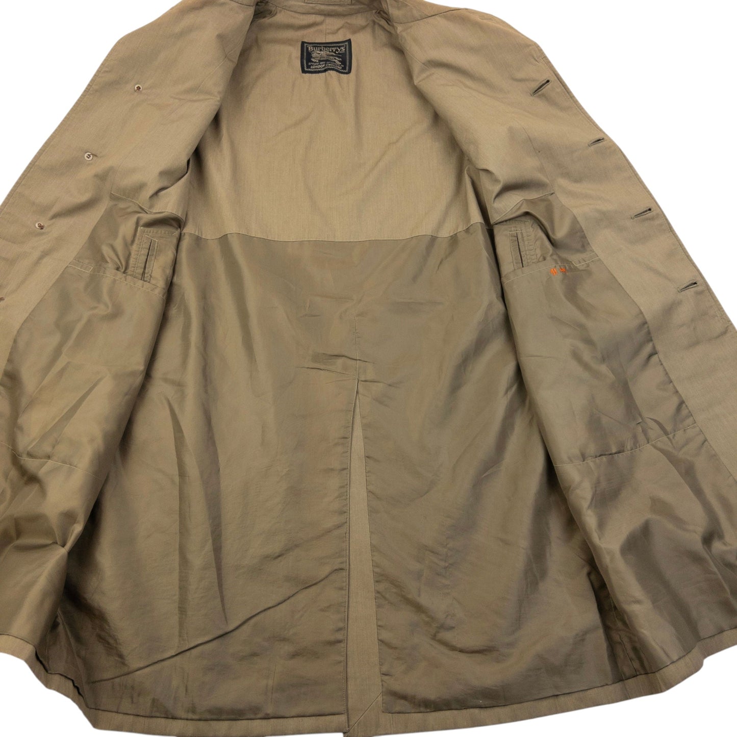 Vintage 80s Burberry Trench Jacket Size M | Medium, Brown