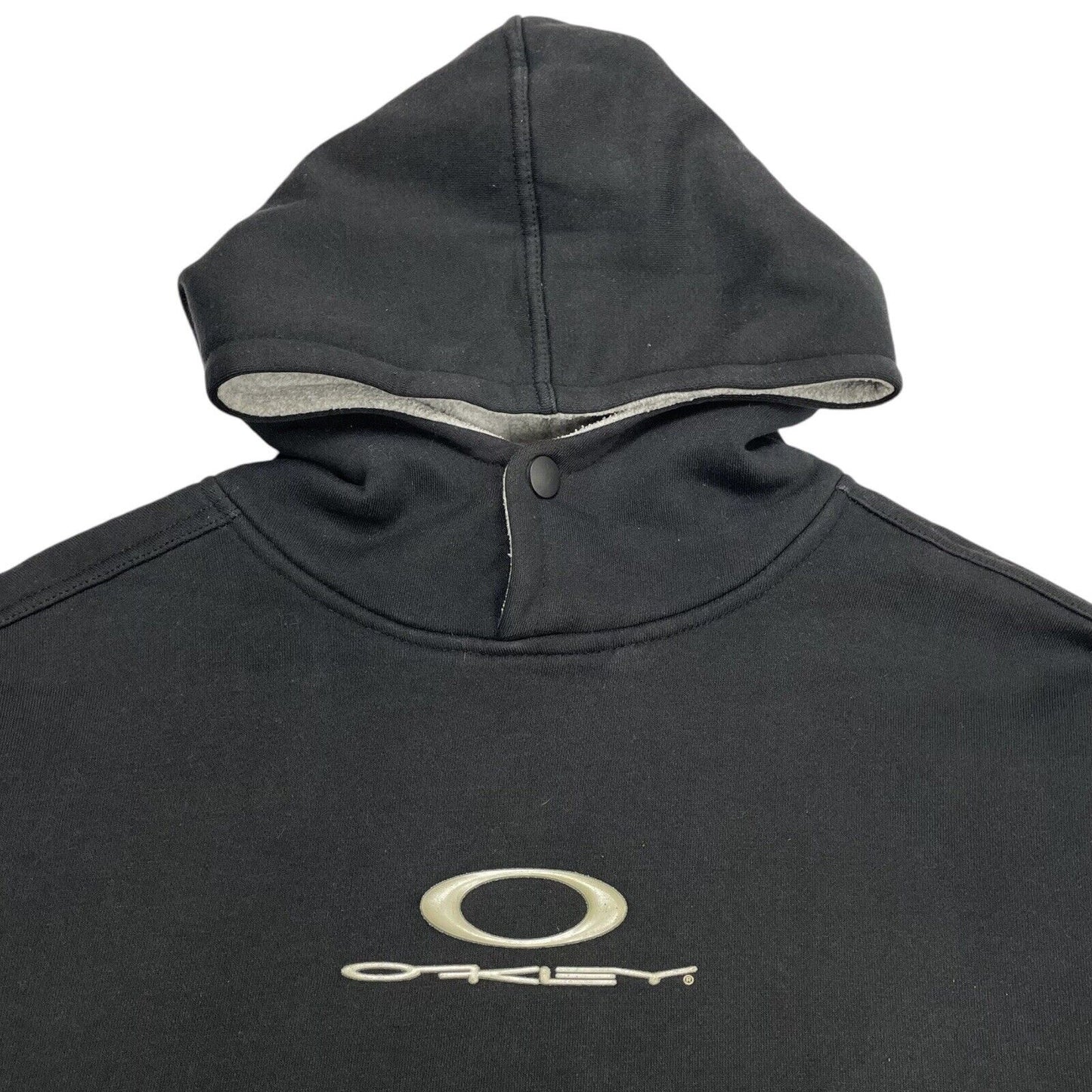 Vintage Oakley Fleece Lined Thick Hoodie, Size XXL | Oakley, Black