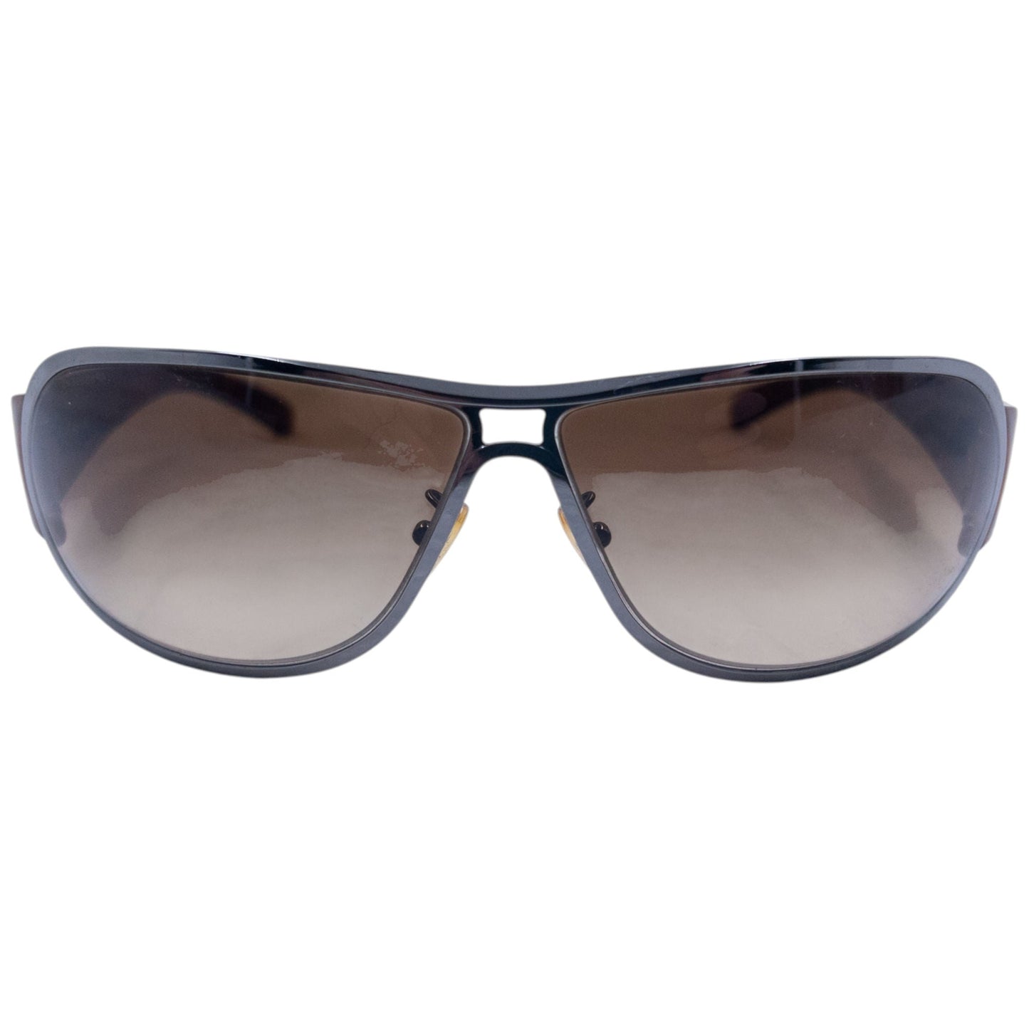 Vintage 2000s Prada Tortoise Shell Flower Sunglasses