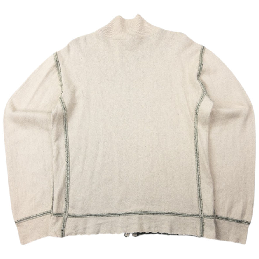 Vintage Armani Jeans Reversible Zip Up Jumper Size S