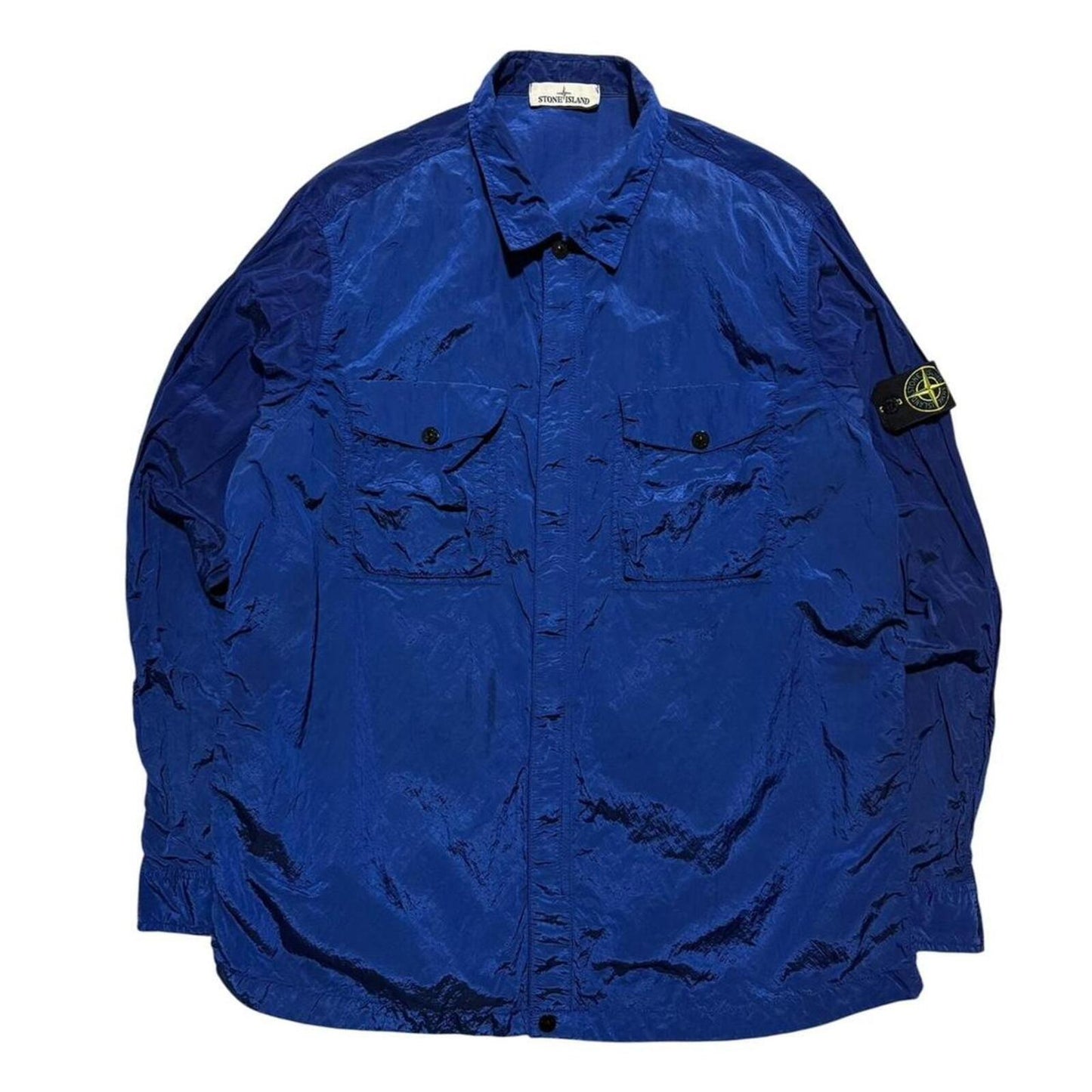 Stone Island Nylon Metal Overshirt | XXXL, Royal Blue