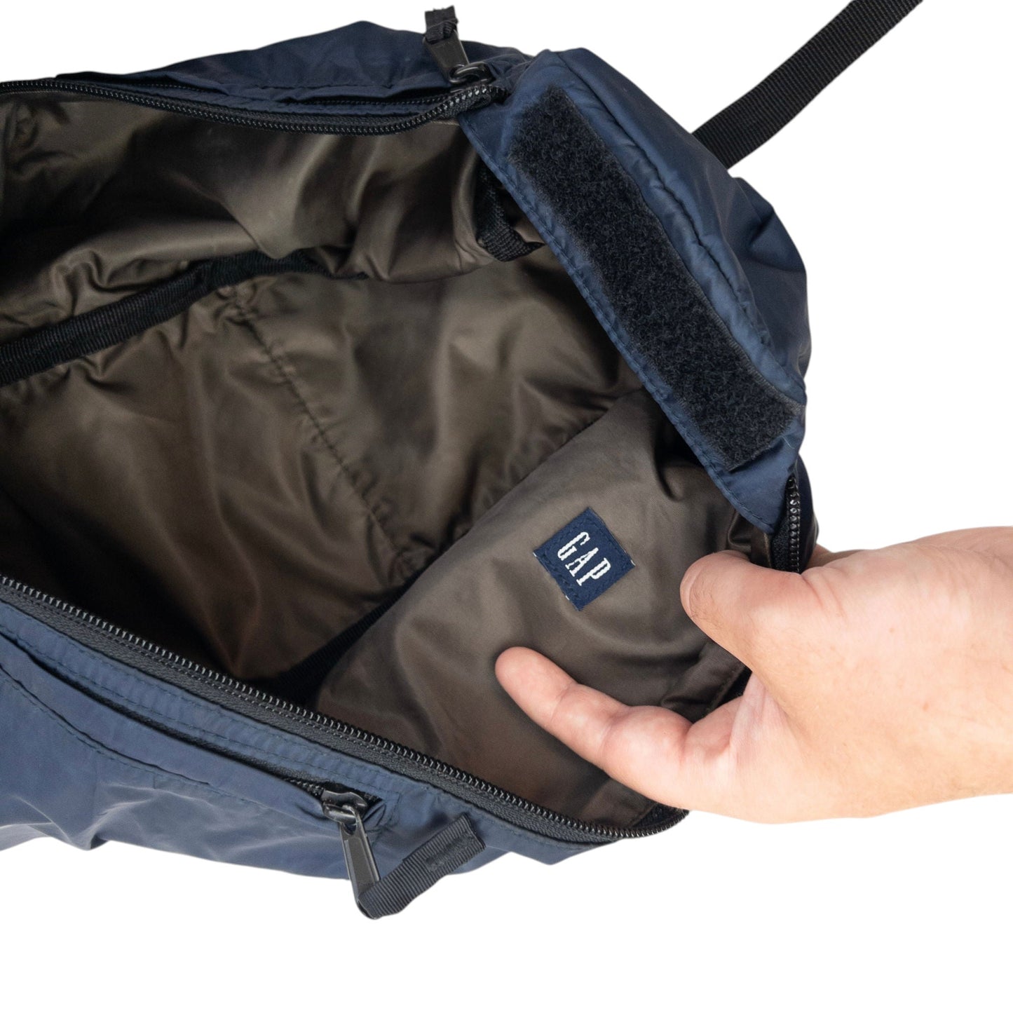 Vintage 2000s GAP Cargo Sling Bag | O/S, Black
