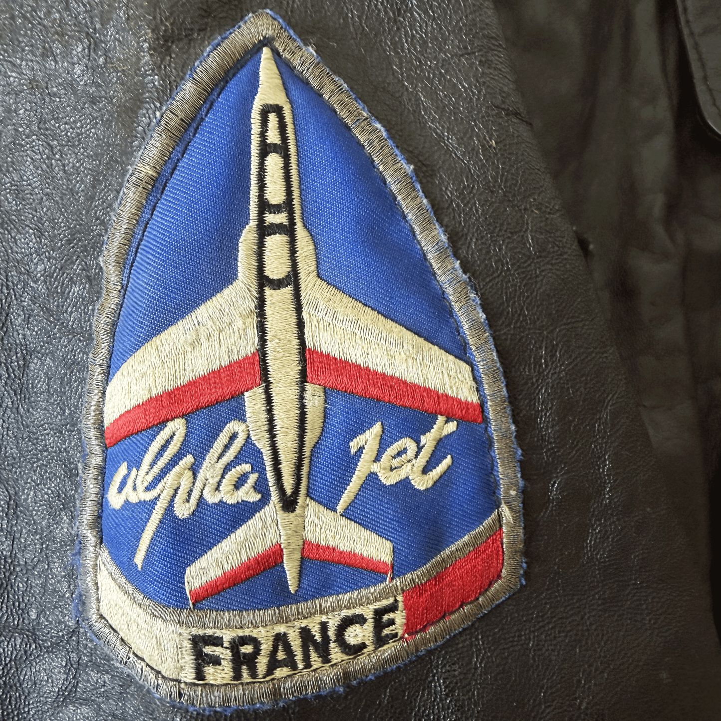 Avirex 1988 'Patrouille de France' A2 Leather Flight Jacket - S / M | S / M, Red