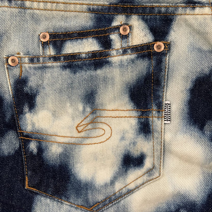 Duppies Destroy Babylon Bleach Jeans - W32"