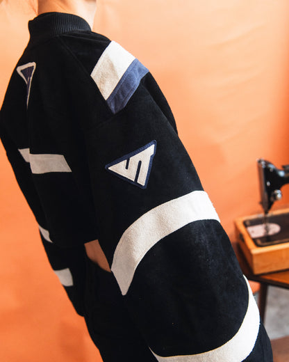 VT Rework : Suzuki Suede Racing Jacket | Small, Multicoloured