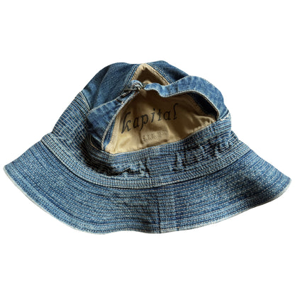 Kapital 'The Old Man & The Sea' Denim Bucket Hat | O/S, Red