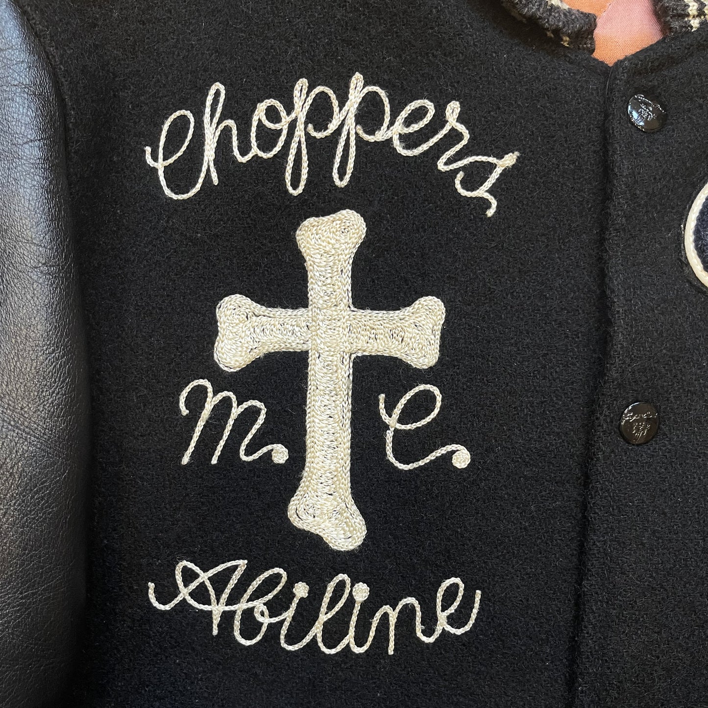 Style Eyes 'Lonestar Choppers MC' Varsity Jacket - L