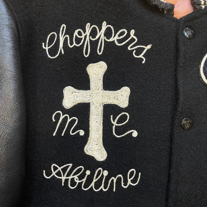 Style Eyes 'Lonestar Choppers MC' Varsity Jacket - L