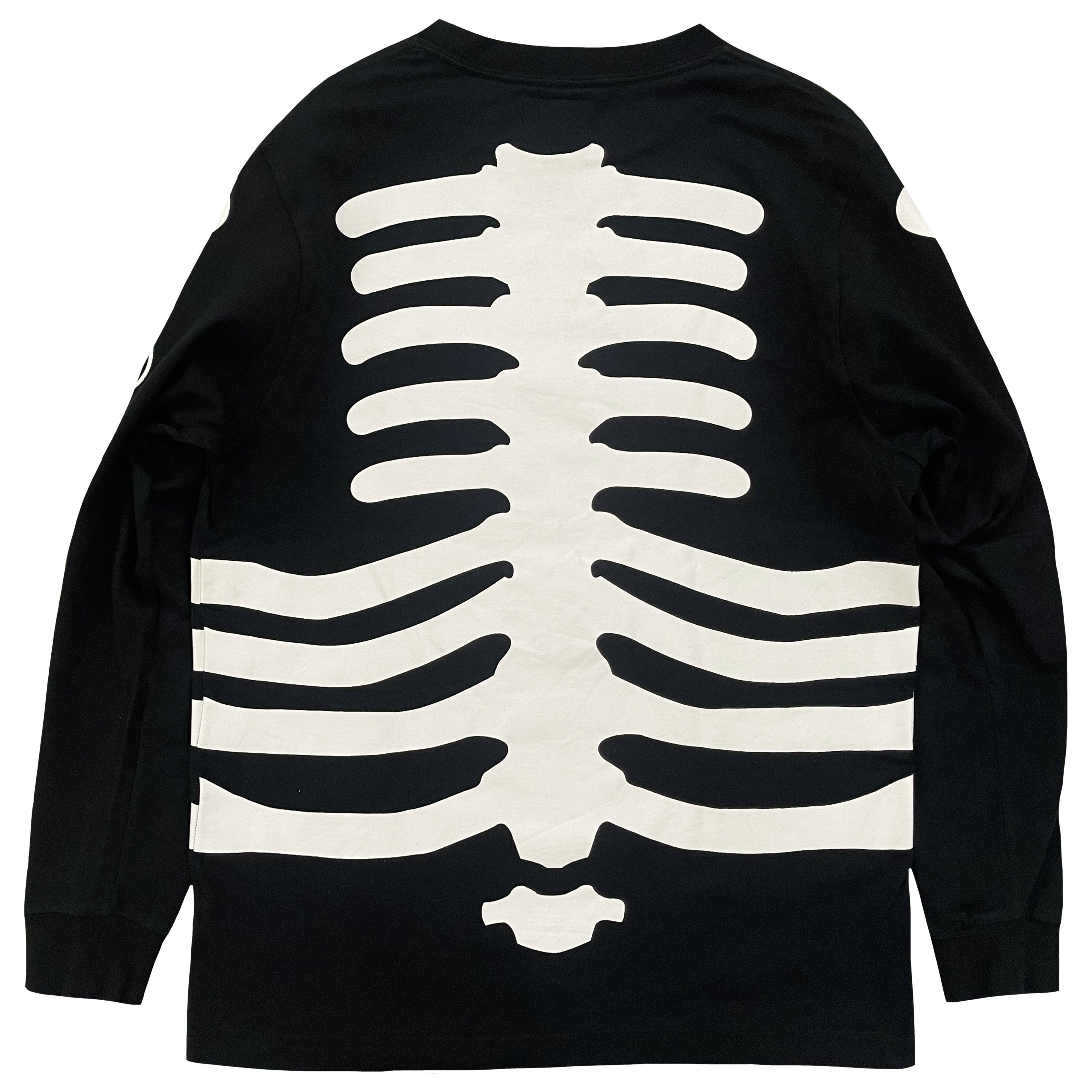 Rare!! Vintage 90's HYSTERIC GLAMOUR MINI Skeleton Style Longsleeve T Shirt 2024 Inspired by Kapital