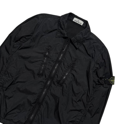 Stone Island Nylon Overshirt | Small, Black