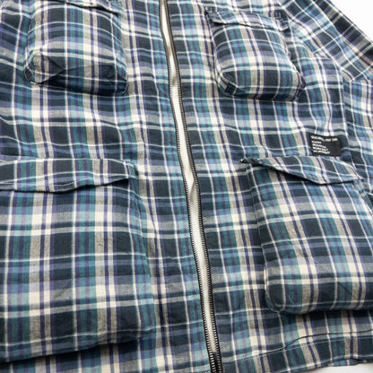 Vintage 2000s Stussy Checkered Zip Up Jacket Size M | Medium, Red