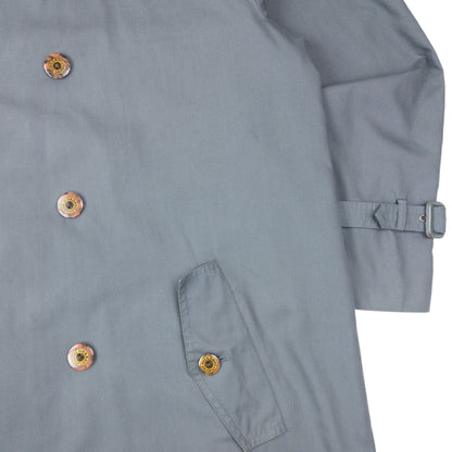 Vintage 80s YSL Yves Saint Laurent Trench Jacket Size XL | XL, Grey