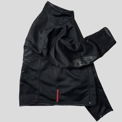 Prada Sport SS00 SAMPLE Mesh + Leather Moto Jacket - IT54 | Default Title, Multicoloured