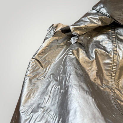 Stone Island AW/2003 Raso Gommato Metallic Cover Reversible "Spaceman" Parka XL