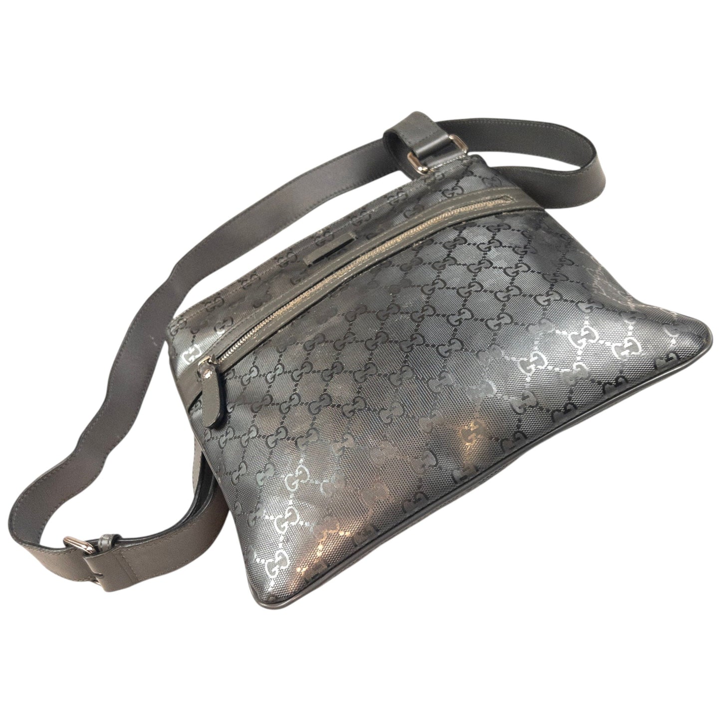 Vintage Gucci Monogram Crossbody Bag