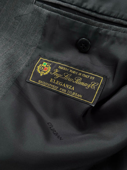 Loro Piana x Durban 1990s Pure Wool Double Breasted Stripe Suit - 38R/W30