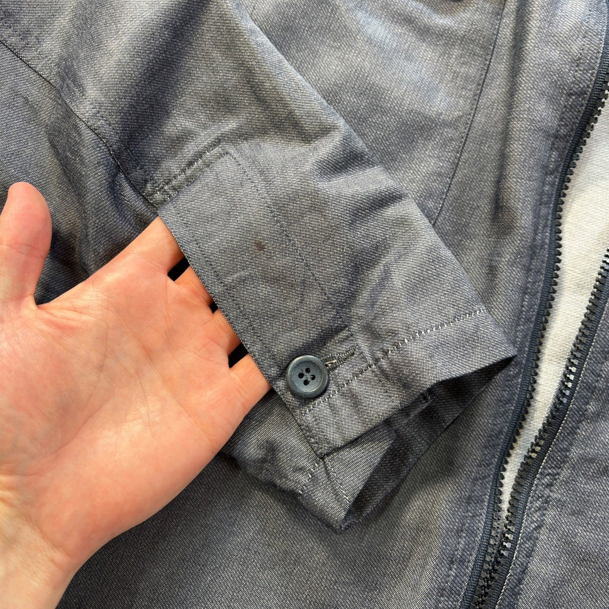Armani Jeans 90’s Hemp Blend Jacket XL | XL, Grey