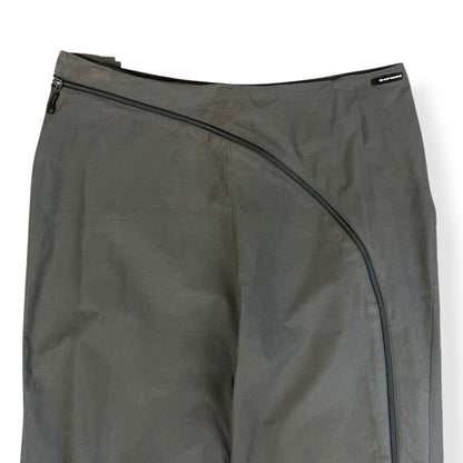 SS2000 Firetrap Asymmetric Zip Trousers (32) | O/S, Black