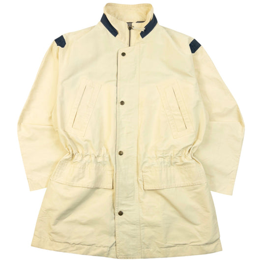 Vintage 90s Burberry Zip Up Jacket Size M | Medium, Cream