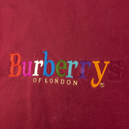 Vintage Burberry Embroidered Sweatshirt Size S