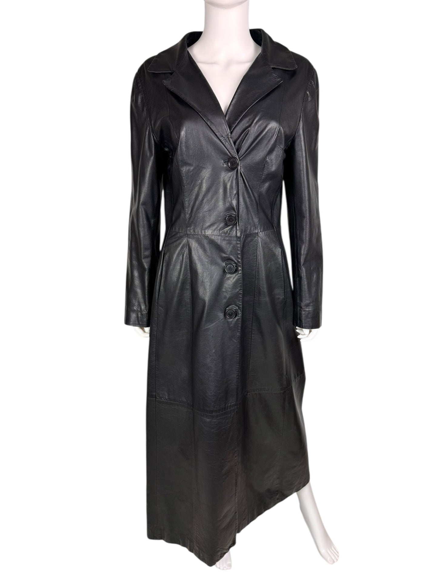 Dolce & Gabbana 1990s leather trench coat | Black, Black