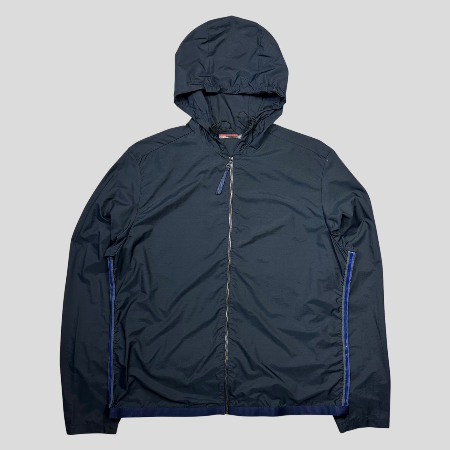 Prada Sport SS00 Gel Seam Nylon Mesh Back Windbreaker - XL (L) | Default Title, Blue