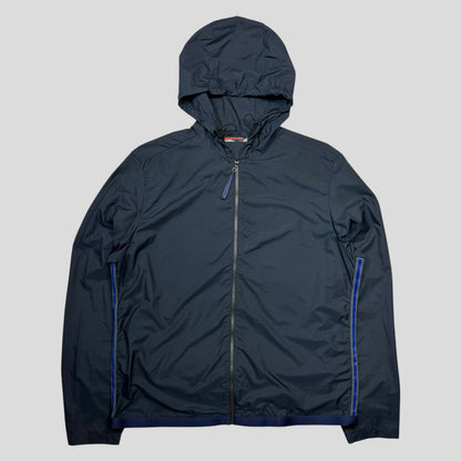 Prada Sport SS00 Gel Seam Nylon Mesh Back Windbreaker - XL (L) | Default Title, Blue