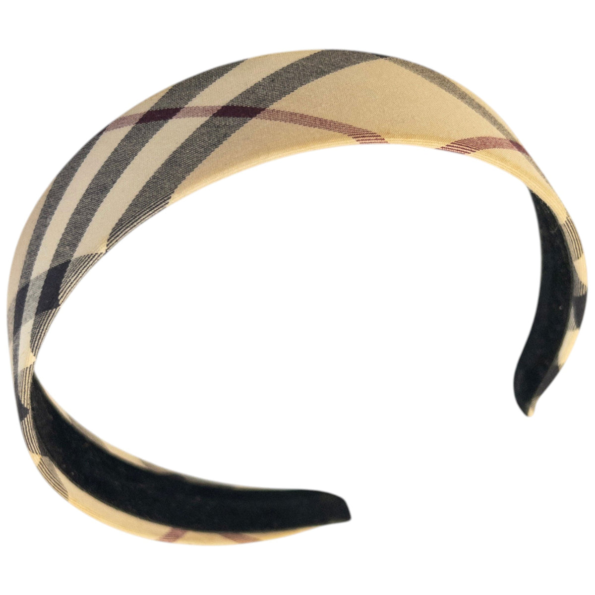 Vintage 2000s Burberry Nova Check Headband | O/S, Beige, Black, Red
