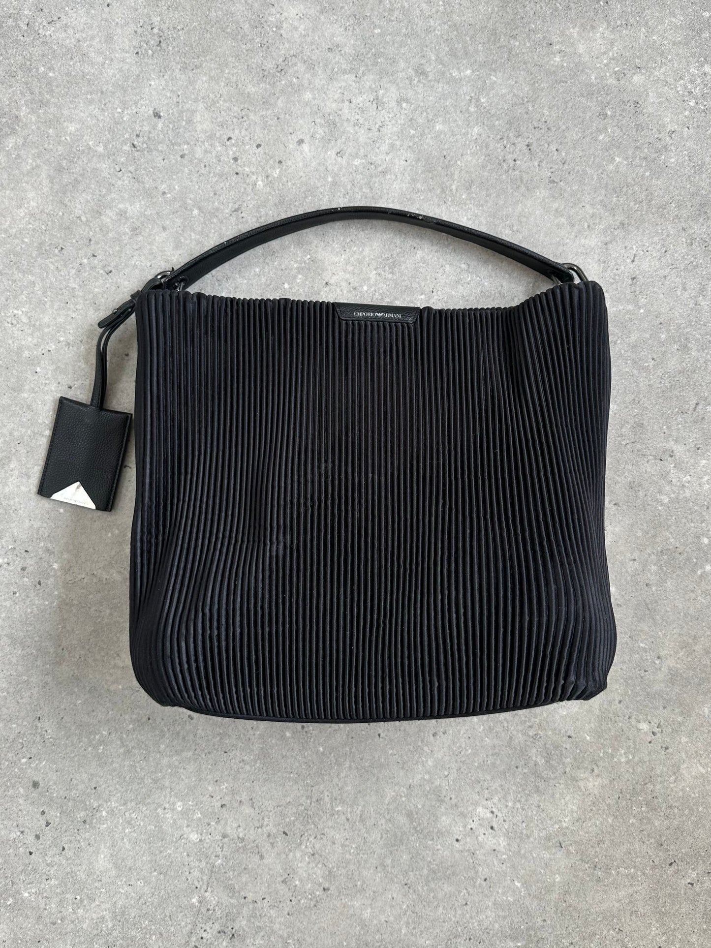Emporio Armani Pleated Shoulder Bag