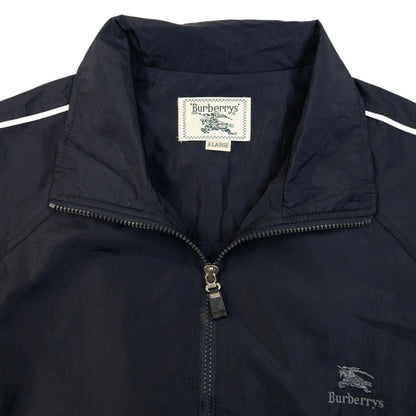 Vintage 90s Burberry Embroidered Zip Up Jacket Size XL | XL, Navy