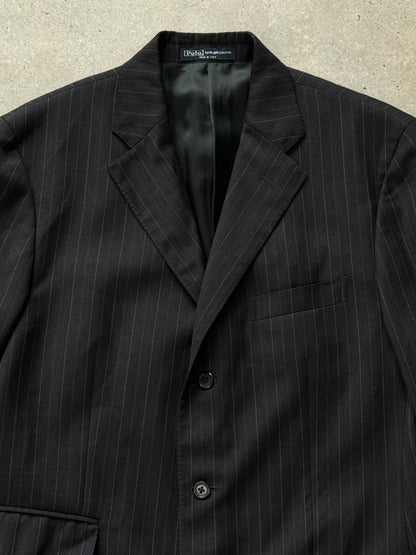 Ralph Lauren Polo 2000s Pure Wool Stripe Blazer – L/XL