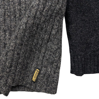 Vintage Armani Jeans Q Zip Wool Jumper Size S