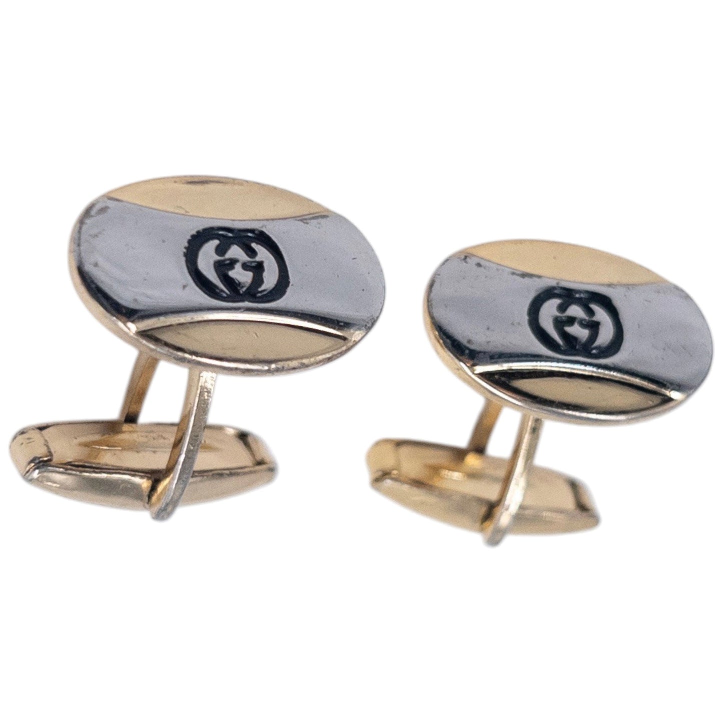 Vintage Gucci Embossed Cuff Links